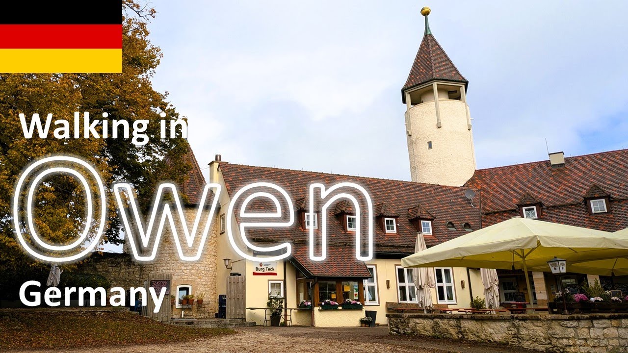 【Owen】🇩🇪Walking in Owen Germany / Walking Tour / Day trip from Stuttgart