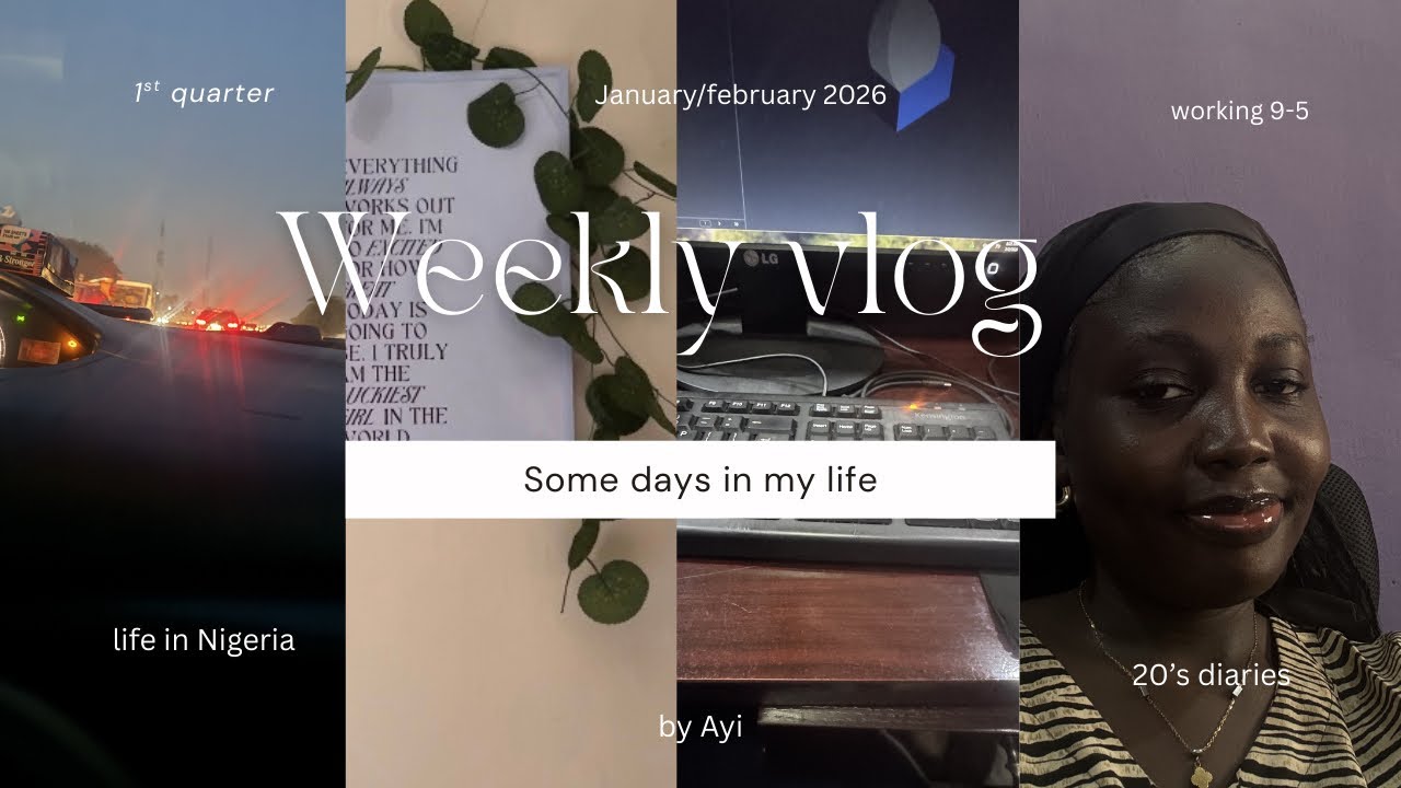 #vlog 16: Days in the life of an introverted Nigerian ⚖️✨/ working 9-5 in Lagos