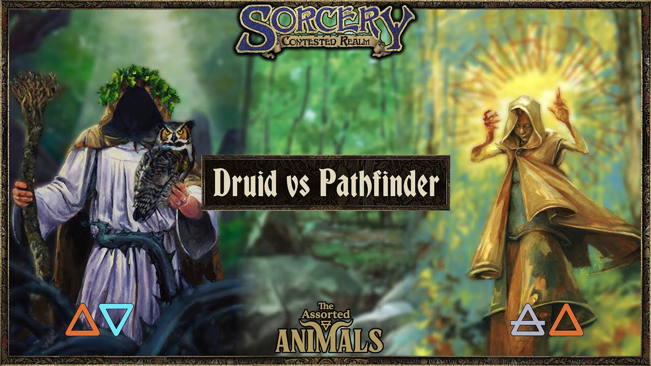 Assorted Animals Tournament - DRUID (🔥/💧) vs PATHFINDER (💨/🔥), Sorcery TCG Gameplay - 1 of 3