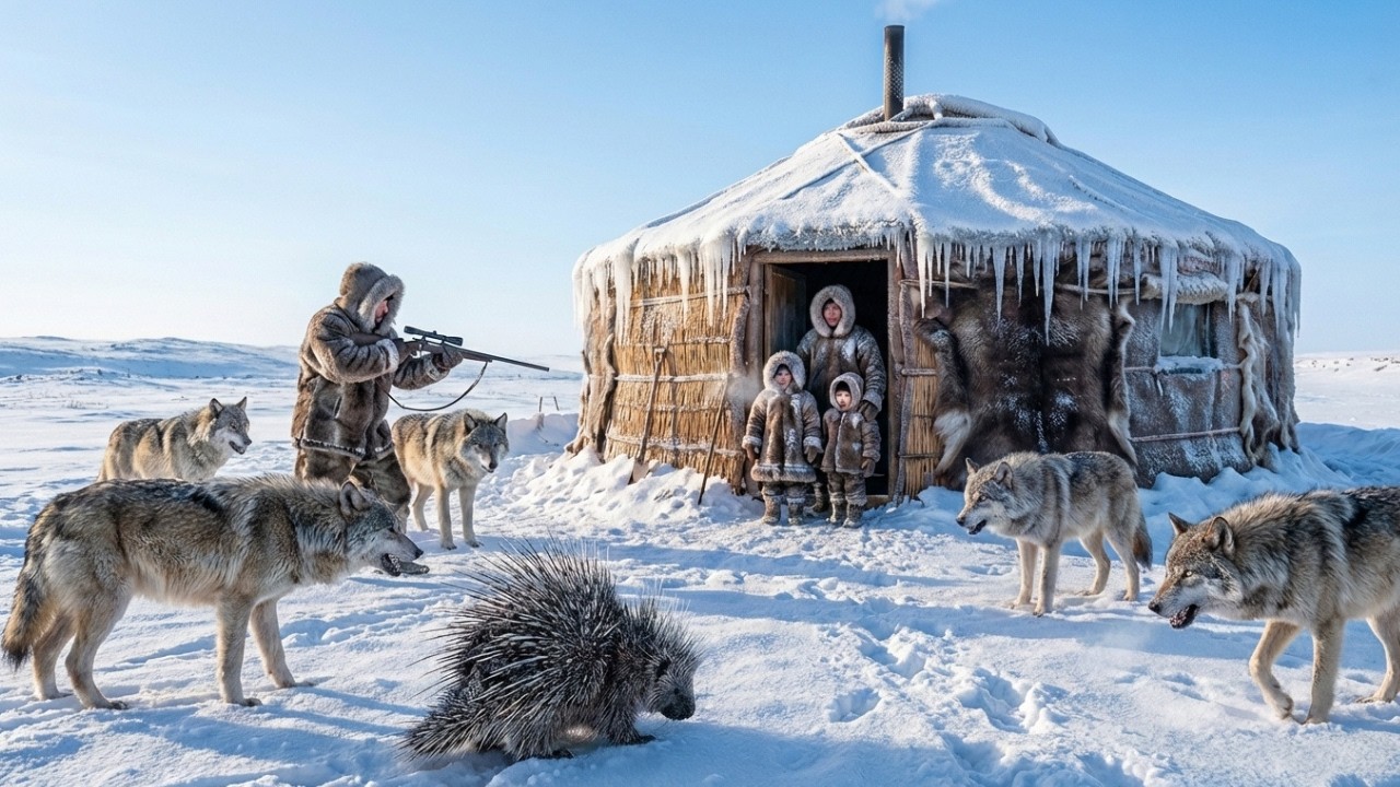 Yakutia &minus;71&deg;C: Life in the Coldest Place on Earth (Wolves at Night)