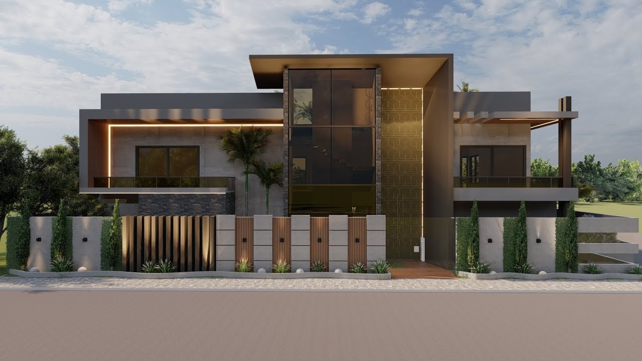 PLANTA 44 - Projeto de Sobrado Residencial com 770m2 em terreno 24x36m