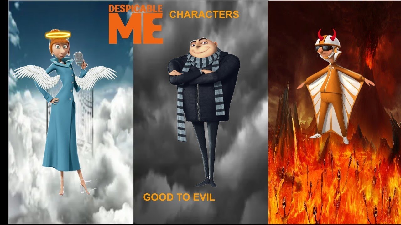 Despicable Me Characters Good To Evil