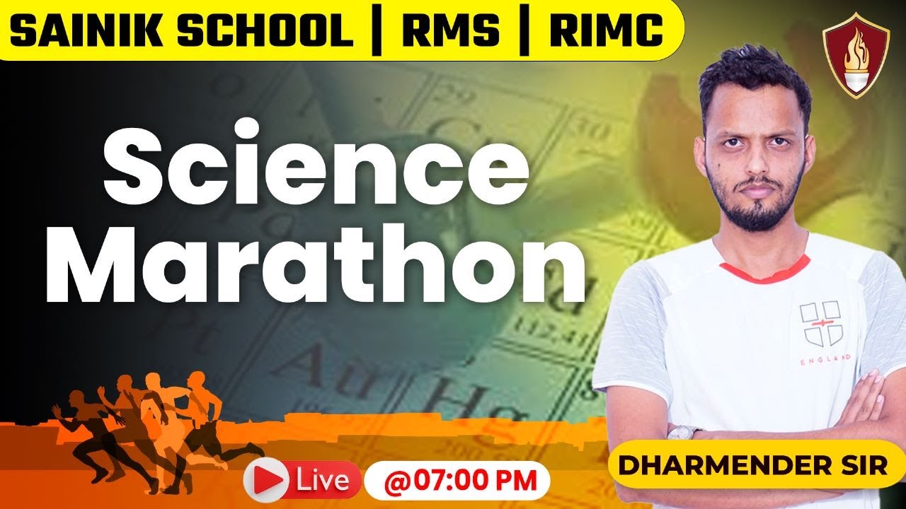 SCIENCE MARATHON | Sainik School coaching / RMS Online Coaching , RIMC GK |