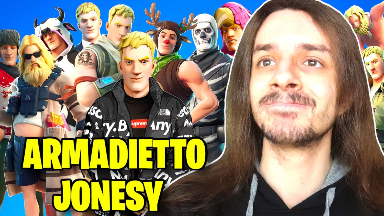 ECCO TUTTE LE MIE SKIN DI JONESY | Fortnite