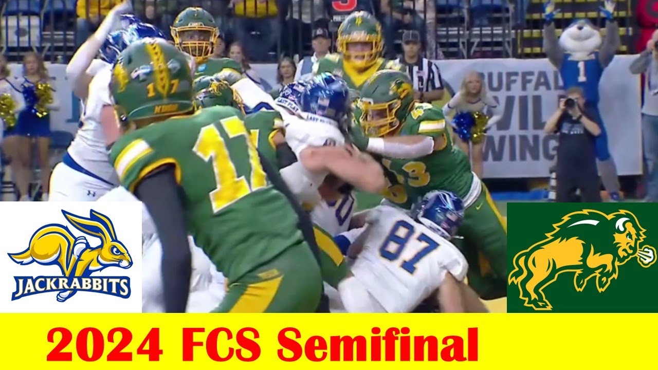#3 South Dakota State vs #2 North Dakota State Football Game Highlights, 2024 FCS Semifinal