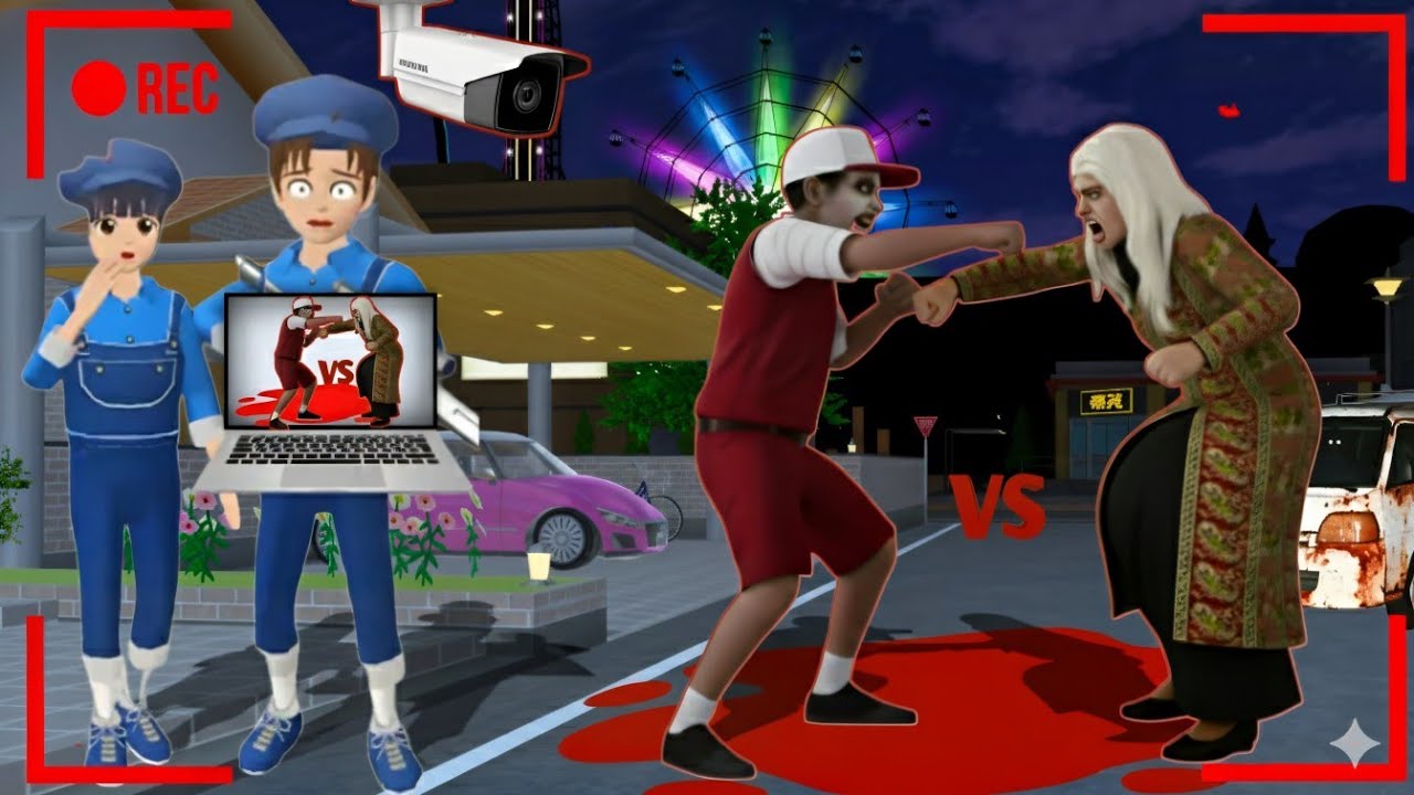 YUTA MIO PANIK CCTV Merekam HANTU ANAK SEKOLAH VS HANTU NENEK PAKANDE😱 #sakuraschoolsimulator