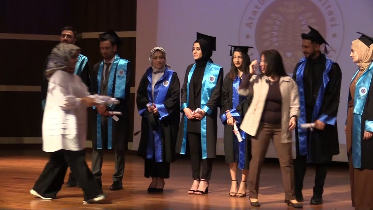 ERZURUM ATATÜRK ÜNİVERSİTESİ TÜRK DİLİ EDEBİYAT FAKÜLTESİ MEZUNİYET TÖRENİ