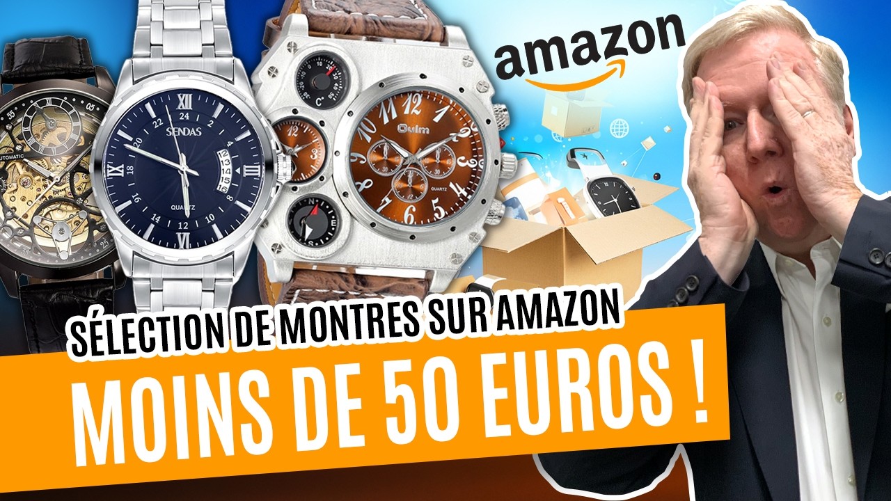 Montres à moins de 50 euros sur Amazon : une sélection 