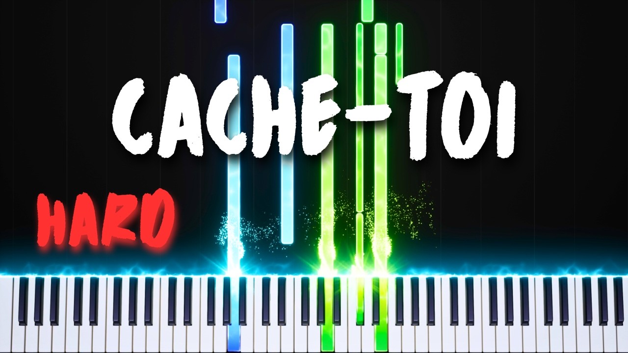 Athoms Mbuma - Cache-toi | HARD PIANO TUTORIAL BY Extreme Midi
