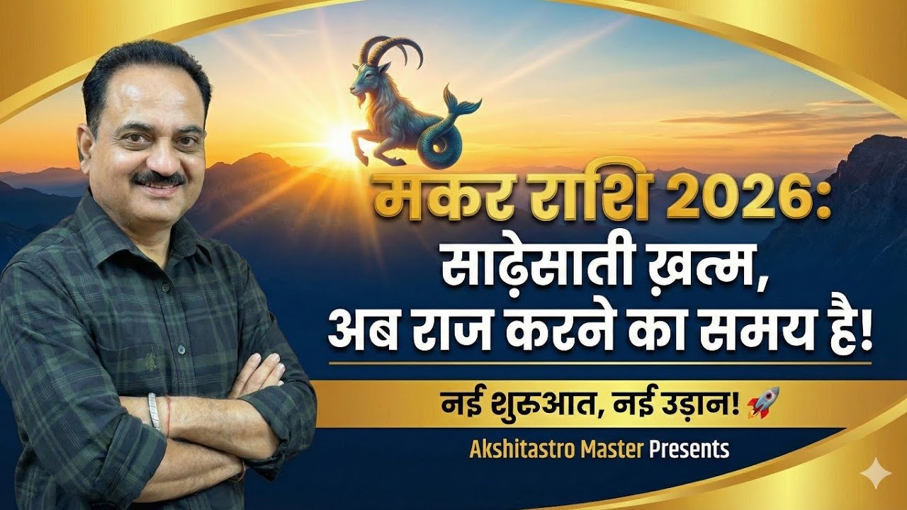 मकर राशि: 2026 में होगी नई शुरुआत | अब रेंगना नहीं, उड़ना है! 🚀 (Must Watch) #Makar #capricorn