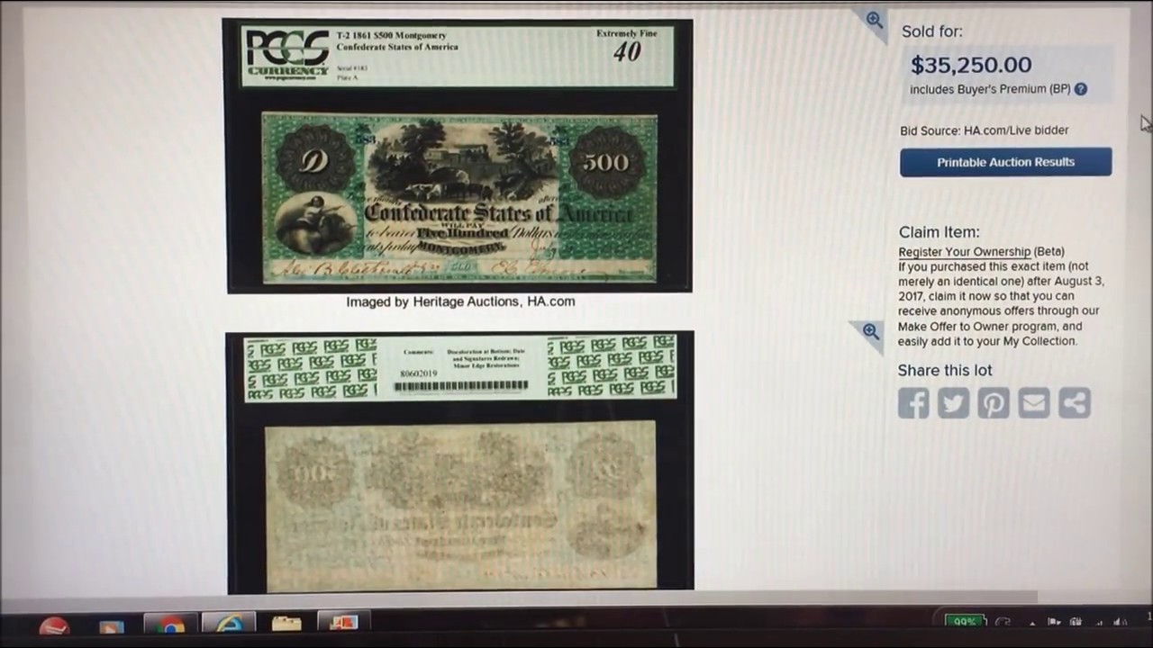RARE NOTE  SELLS FOR $35,250!! RARE PAPER MONEY TO LOOK FOR!
