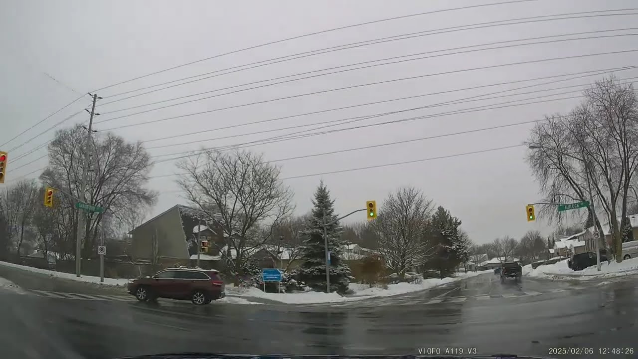 [4K] Newmarket, Ontario! #2 Winter Cloudy day driving, ON. CA.