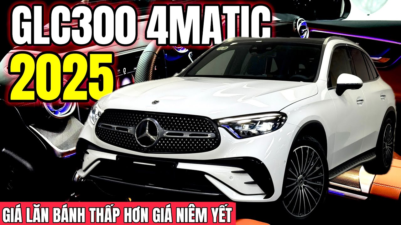 MERCEDES GLC300 4MATIC 2025 | Mẫu xe này đang giảm giá quá khủng khiếp 