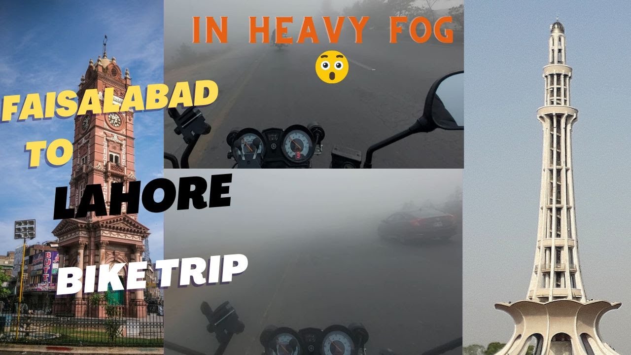 FAISALABAD TO LAHORE ON BIKE PART # 1 / TRAVEL VLOG/ON YAMAHA YBZDX 125
