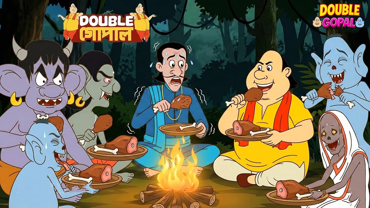 ভূতের দাওয়াতে জঙ্গলে গোপাল-মন্ত্রীর মহাভোজ | Gopal Bhar | গোপালভাঁড় | Double Gopal | New
