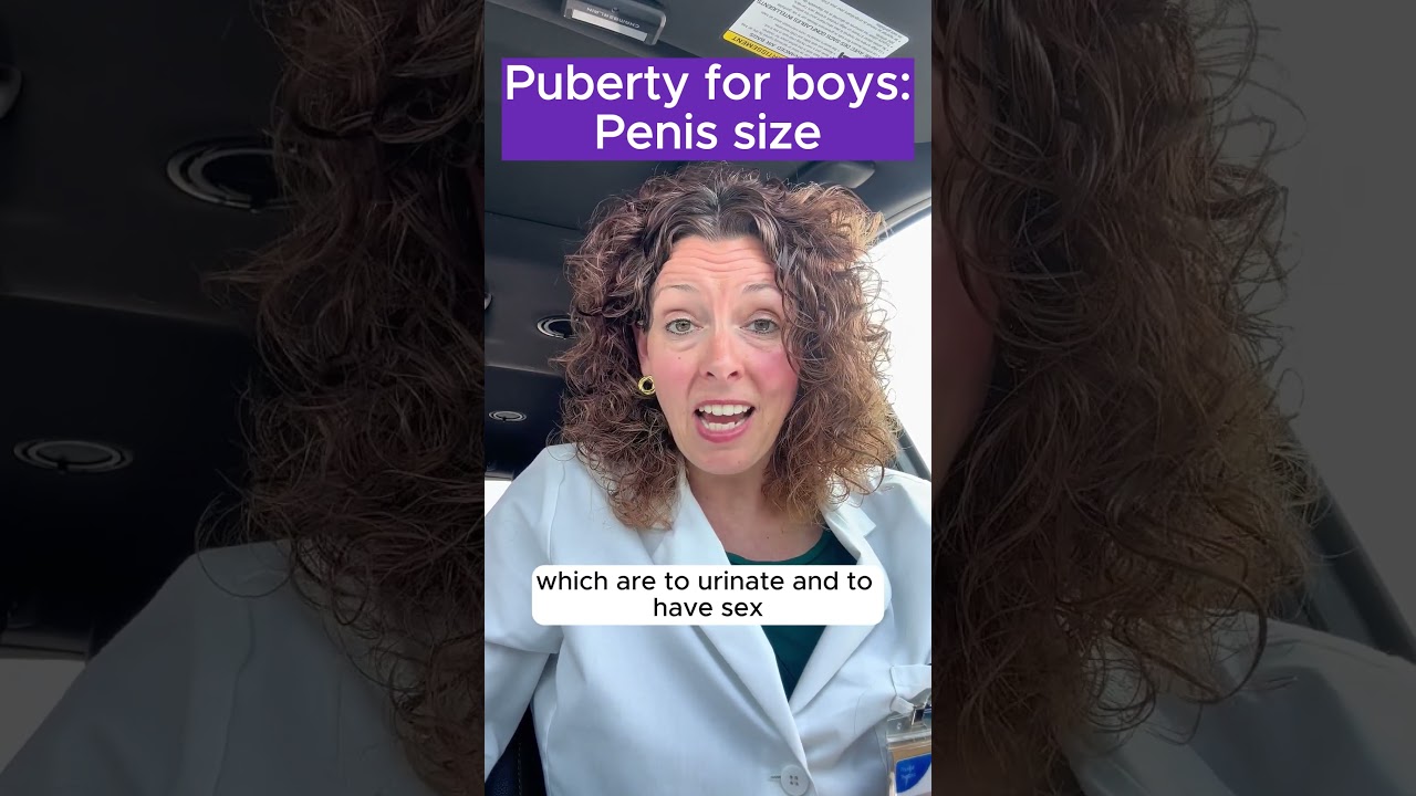 Puberty for boys: Penis size