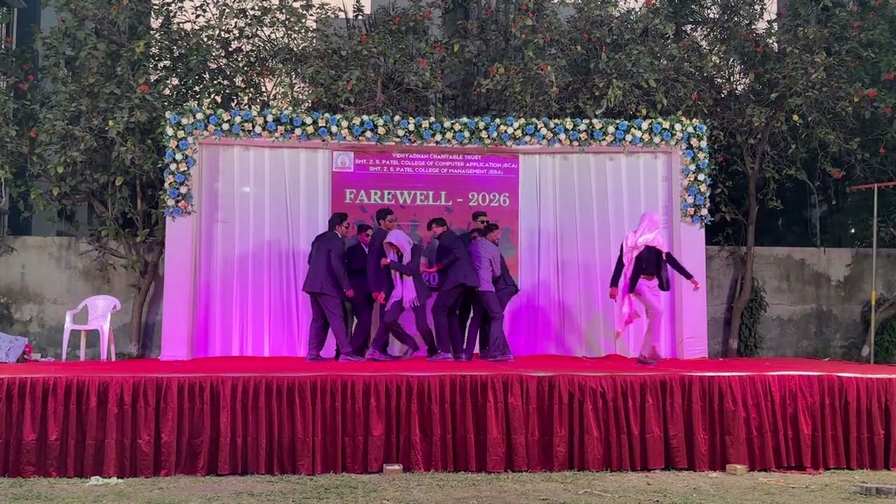 Farewell 2026 #zspatel #dance #collegelife