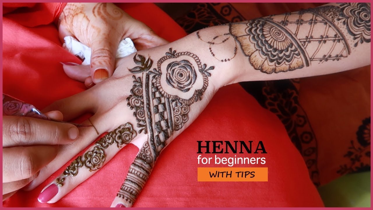 Simple & Beautiful Henna Design /  Easy Mehndi Design for beginners