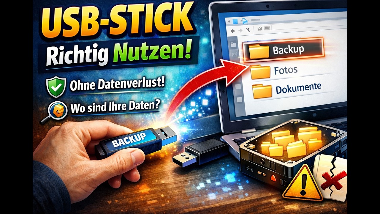 Ihr persönlicher Backup-USB-Stick – Anleitung zur sicheren Verwendung