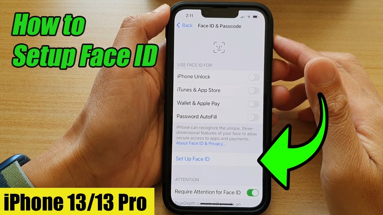 iPhone 13/13 Pro: How to Setup Face ID