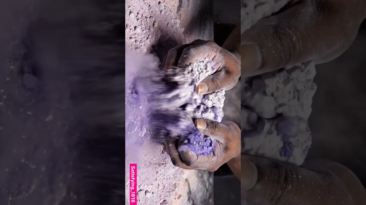 INSANELY Dusty Dual-Color Gym Chalk Crush ASMR 