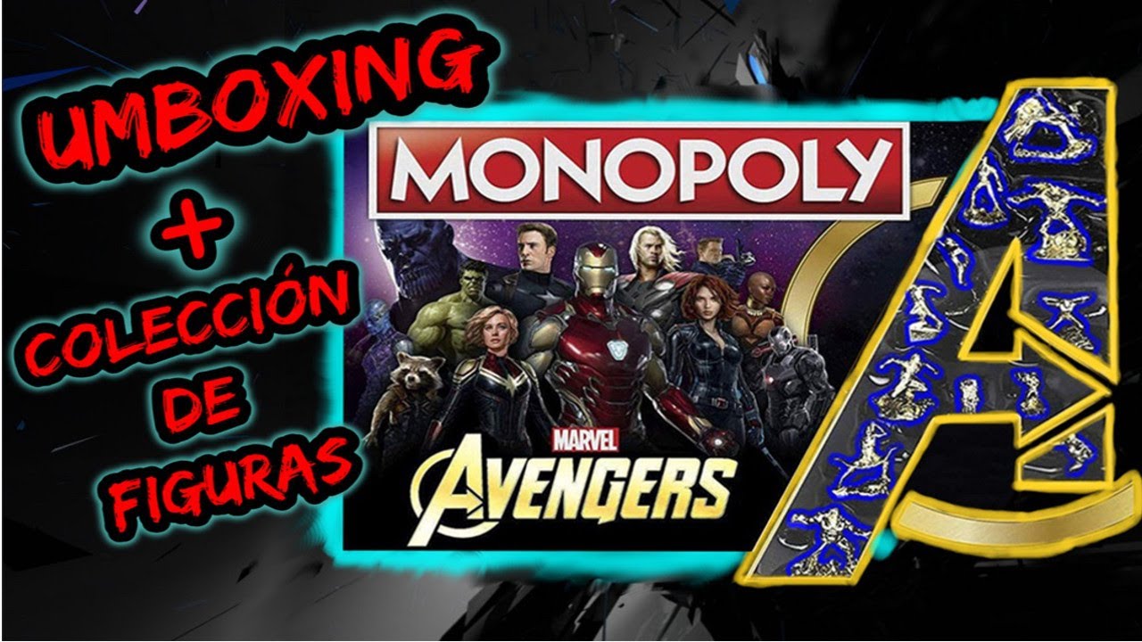 🎲 MONOPOLY AVENGERS + COLECCIÓN DE FIGURAS Y COMICS.