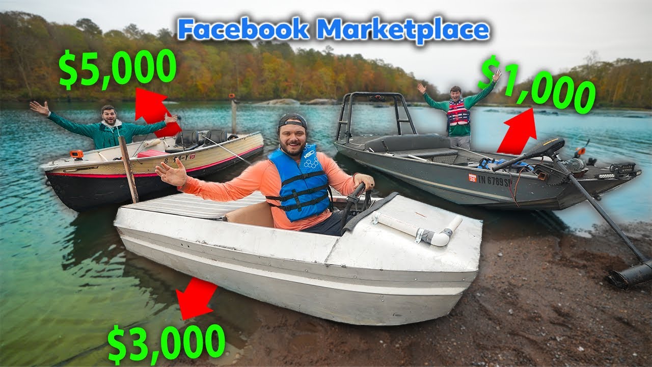 Челлендж на реактивных лодках Jon Boat от Facebook Marketplace за 1000 против 5000 долларов! (при...
