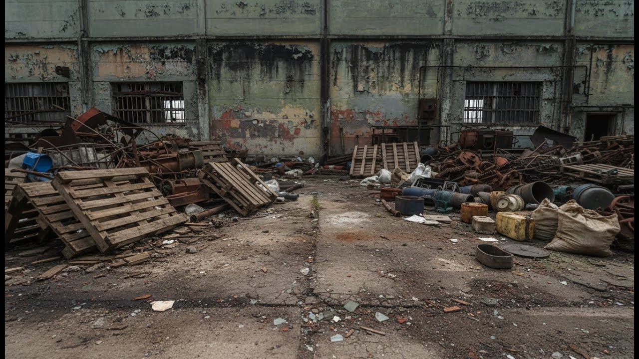 Restoring an Abandoned Factory Back Area