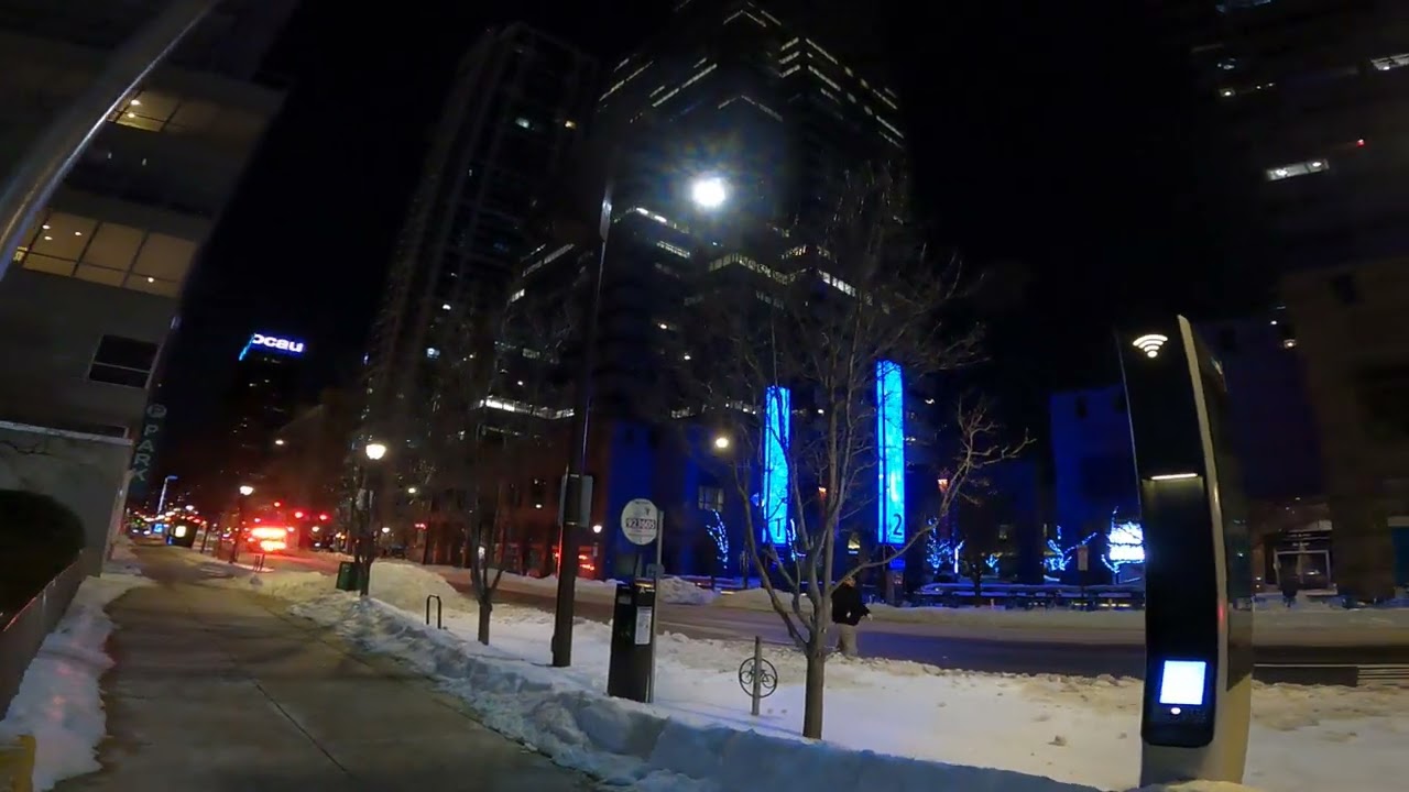 6 AM Morning SNOW WALK ❄️❄️ West on Market Business District ❄️❄️ Light Talking ** Philadelphia PA