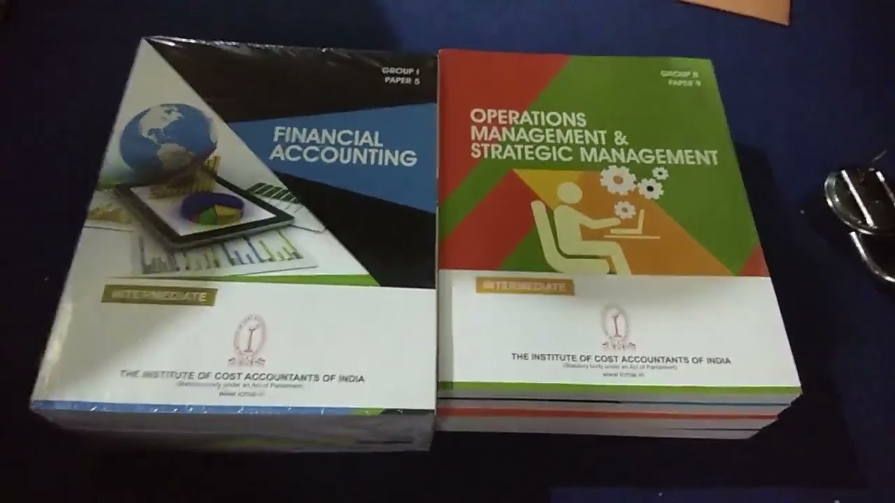 CMA inter books unboxing icmai/icai/CMA/ cost accountant/icwai