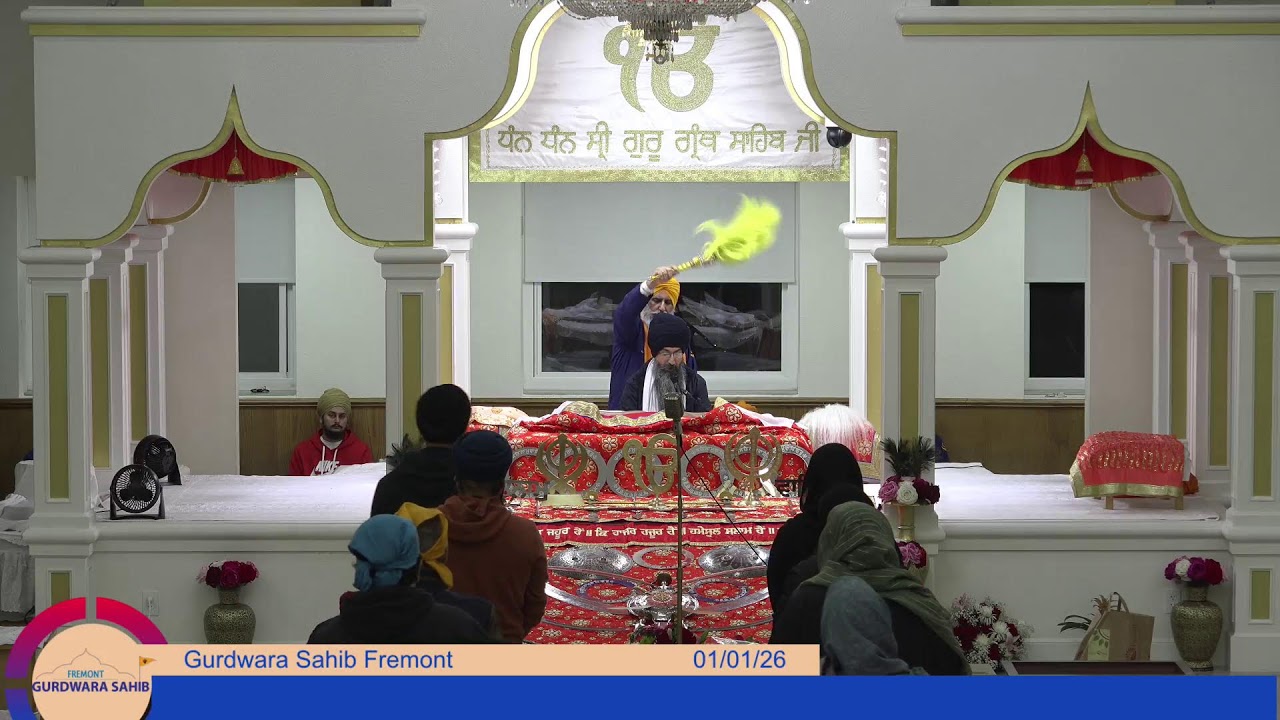 Gurdwara Sahib Fremont  Diwan 2026-01-01
