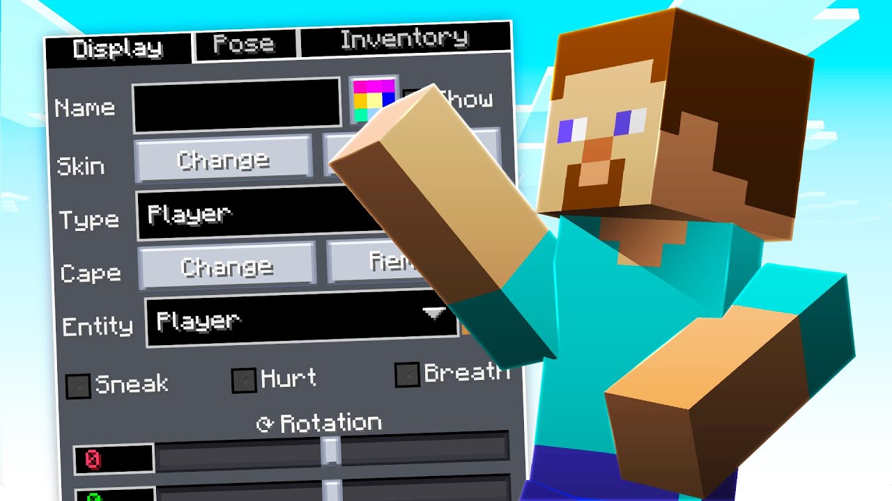 НОВЫЙ мод CustomNPCs для миниатюр Minecraft (NPC Seltop)