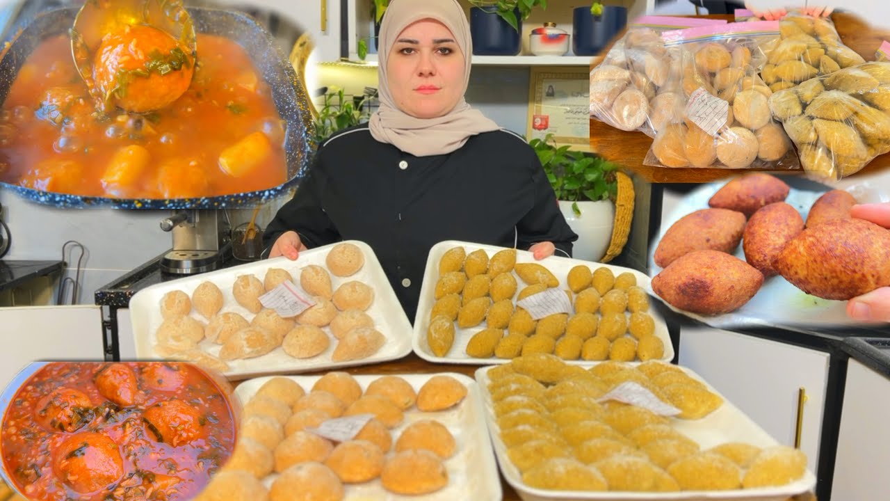 ‏وداعا لفشل الكبة لا صلبة ولا تفلش بدون جريش ولا سميد مرقة حامض شلغم تفريز لشهر رمضان كبة برغل قلي