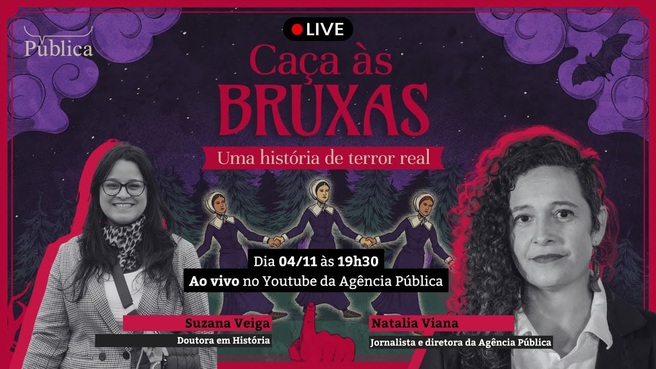 Live: Ca&ccedil;a &agrave;s Bruxas - uma hist&oacute;ria de terror real