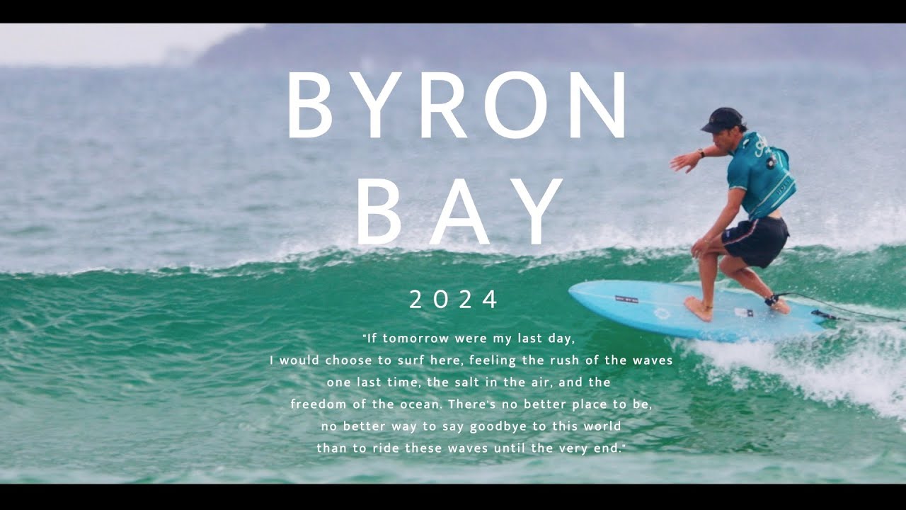 初めてのツインフィン。バイロンベイの波を楽しんだ贅沢な朝。