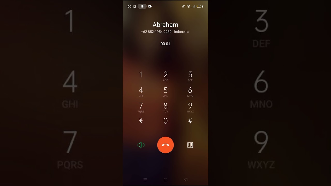 Oppo A1k Incoming Call Screen