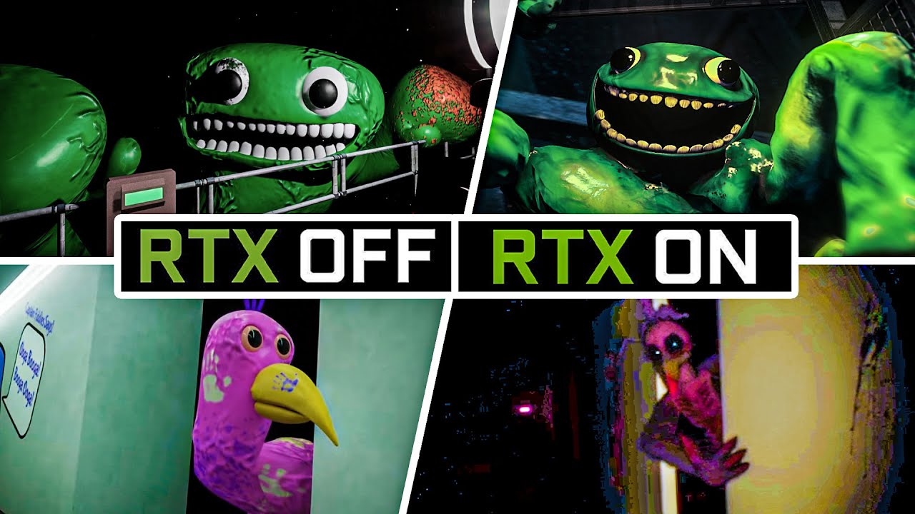 NEW JUMBO JOSH & OPILA BIRD vs old Graphics - Garten of BanBan vs. REMAKE Comparison