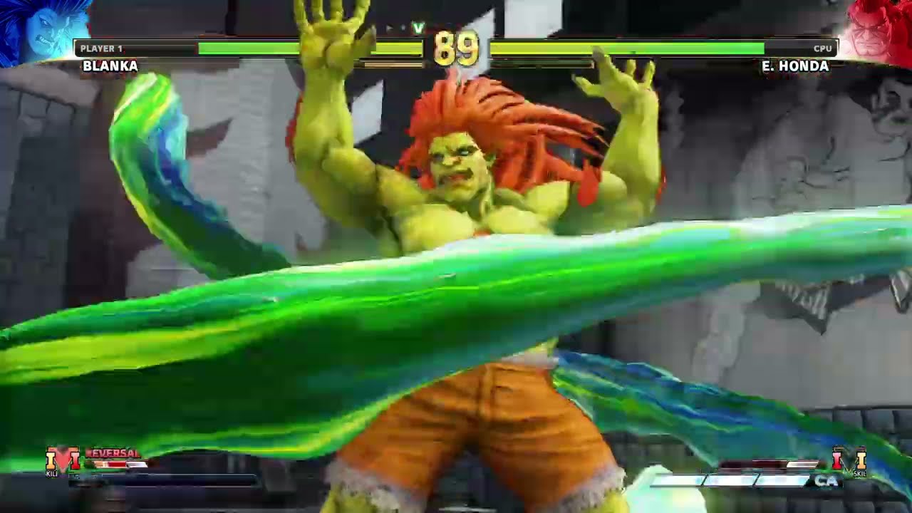 STREET FIGHTER V Blanka vs E.Honda