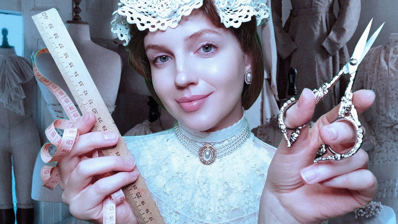 АСМР Снятие Мерок в Ателье Викторианской Эпохи • ASMR Measuring You. Tailor. Victorian Era