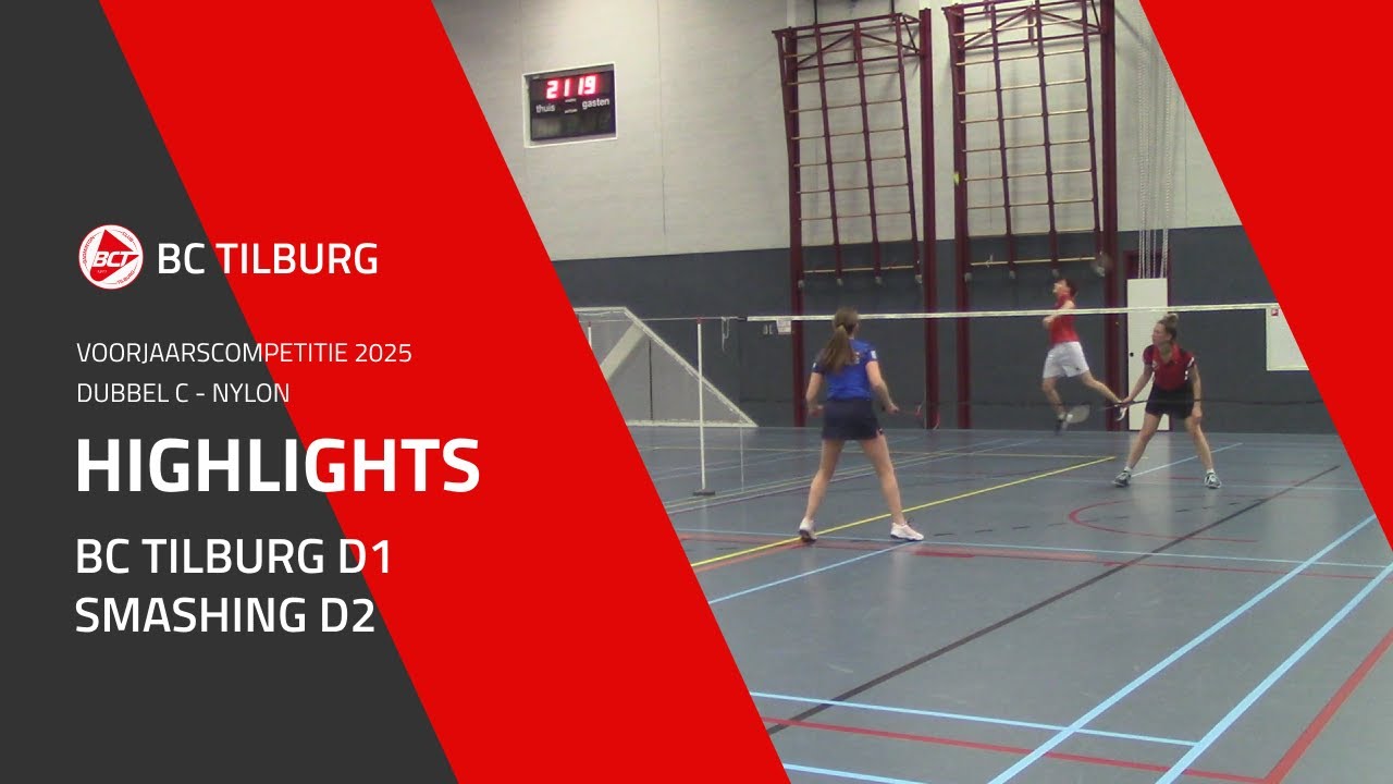 BC Tilburg D1 - Smashing D2 | DUBBEL C - NYLON | Voorjaarscompetitie 2025