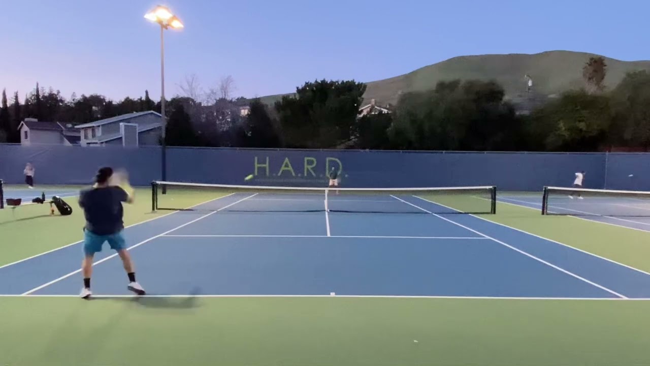 Finishing up the point quickly!  #tennis #winner