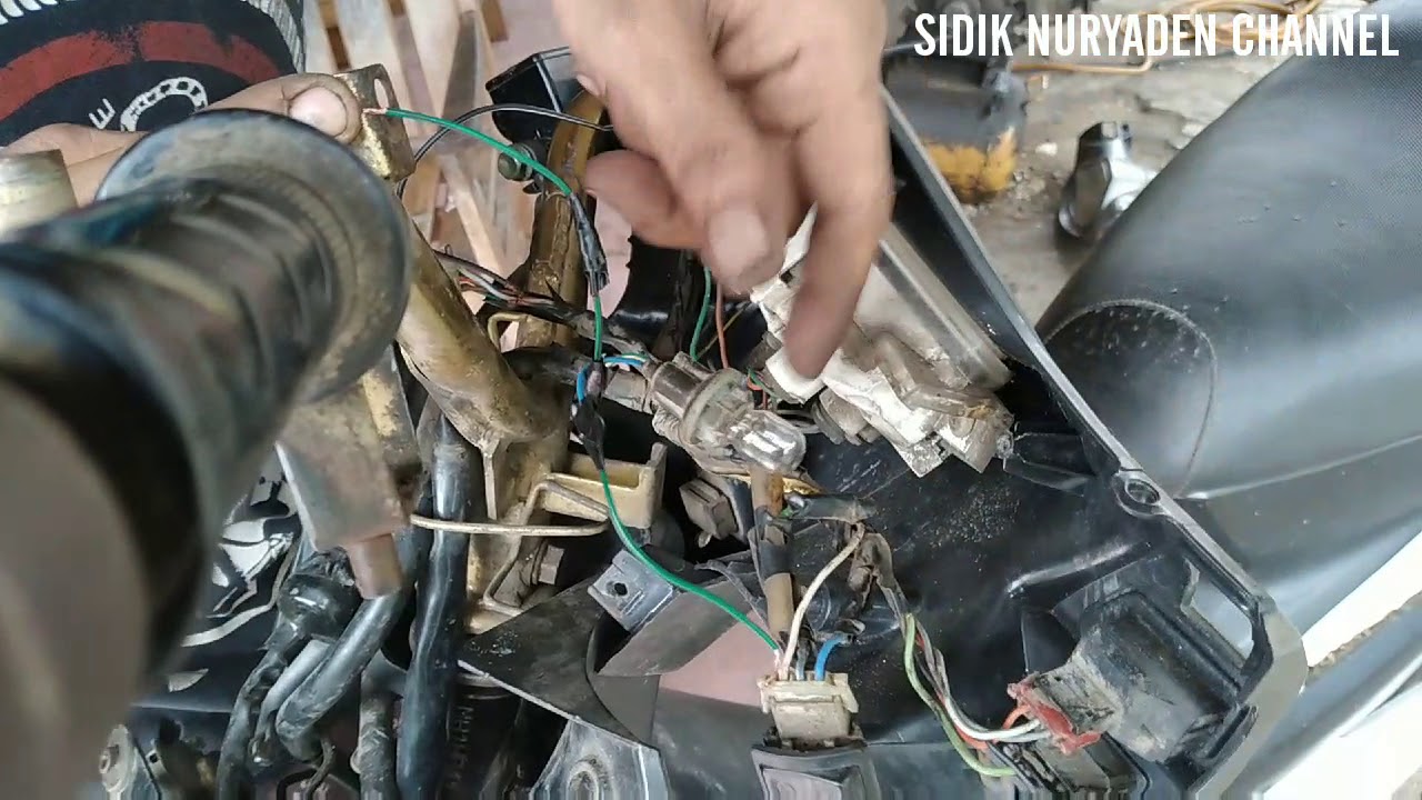 Cara Memperbaiki Lampu Depan Jarak Jauh Dekat,senja Honda Supra fit, Grand, Legenda Fit New, Mati.