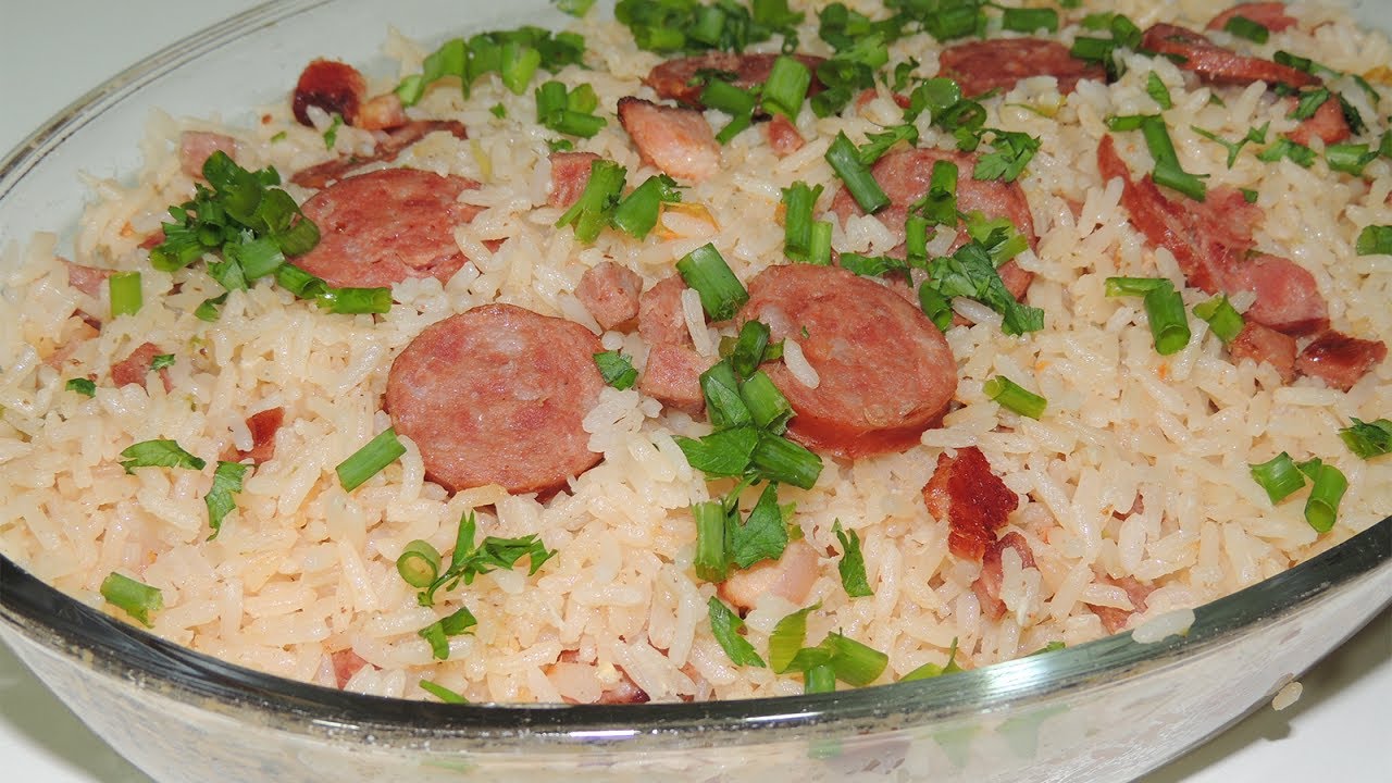 Arroz com Linguiça