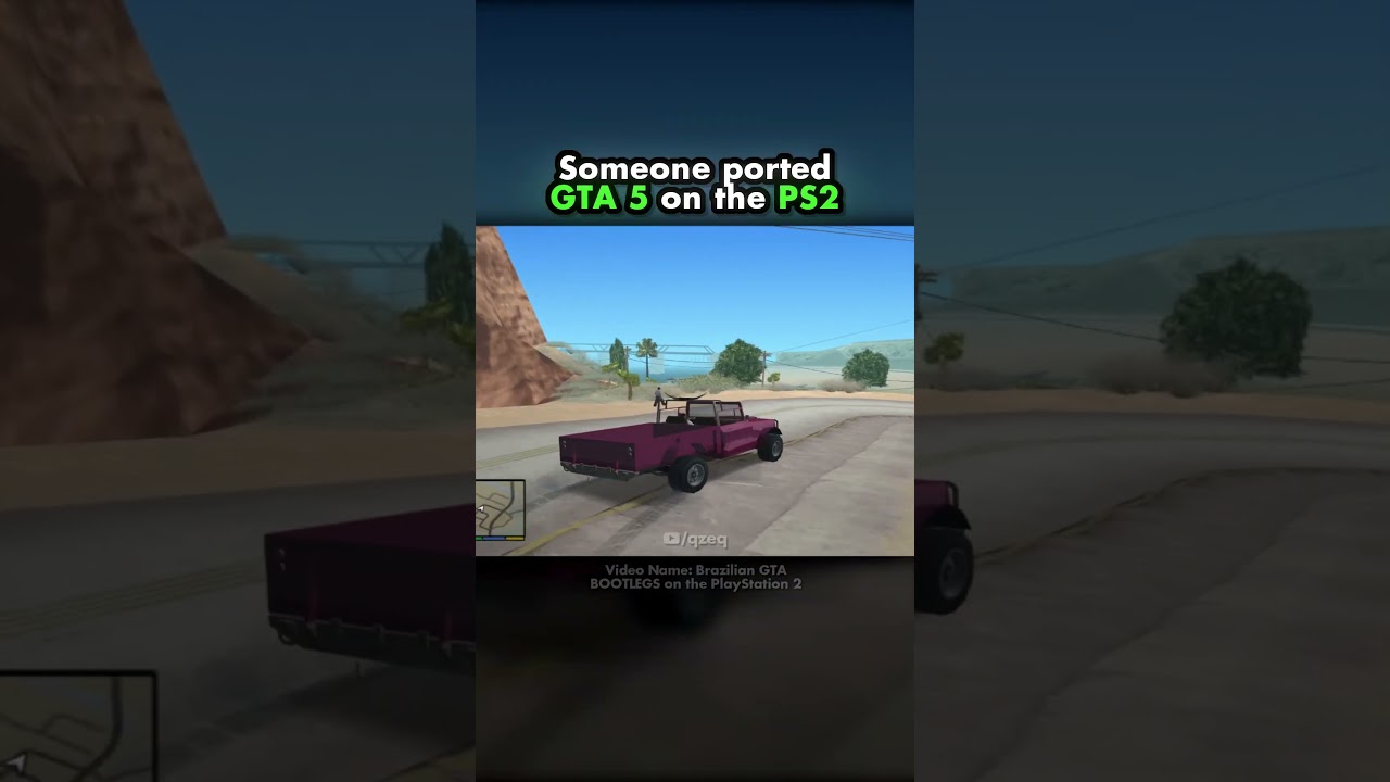 GTA 5 on PS2 😳 #qzeq #gta5 #gaming #funny