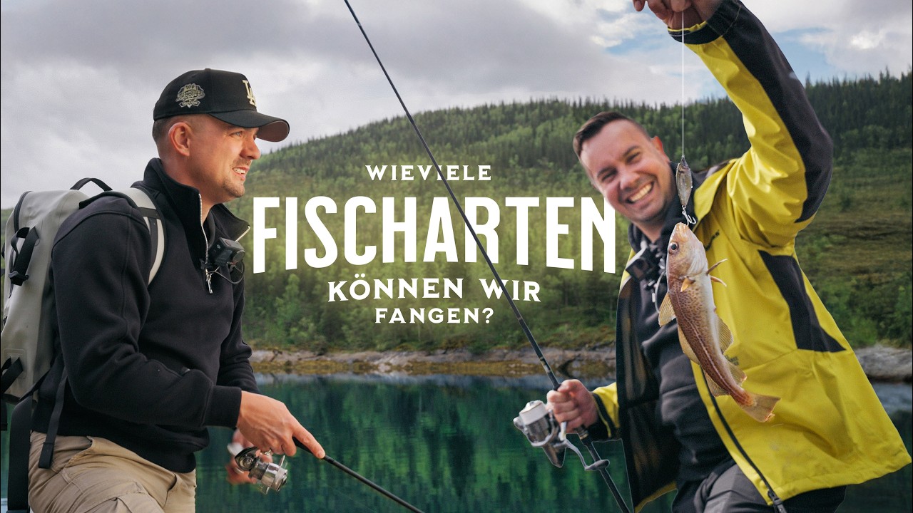 5 SPECIES CHALLENGE in NORWEGEN 🇳🇴🎣 | Angeln in den Sch&auml;ren & im See bei Br&oslash;nn&oslash;ysund | FishCandyDE