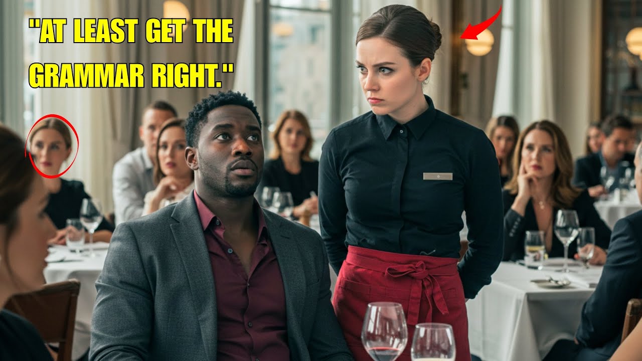 Black CEO Mocked by Waitress in German — Freezes When He Responds Fluently and Exposes Everything