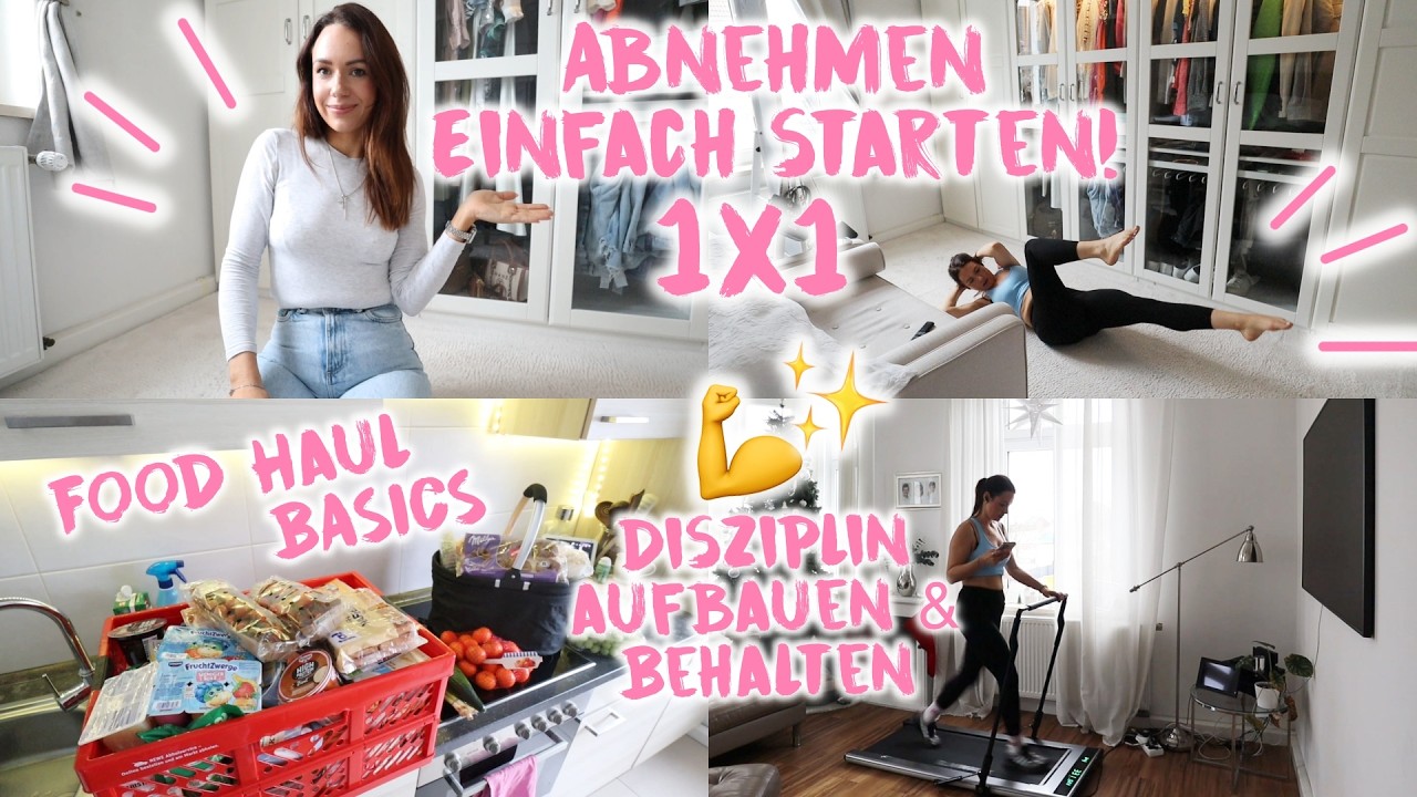 Mein Abnehm 1x1!💪🏼  XXL Food Haul (Basics) & Essentials✨ Wo anfangen & dran bleiben! • VLOG