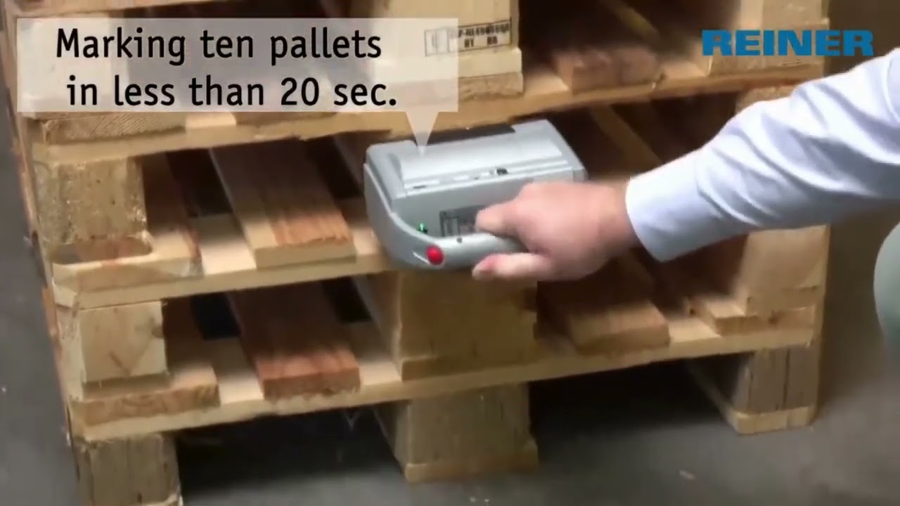 Reiner JetStamp 1025 | Impresora inkjet portátil para marcaje de palets