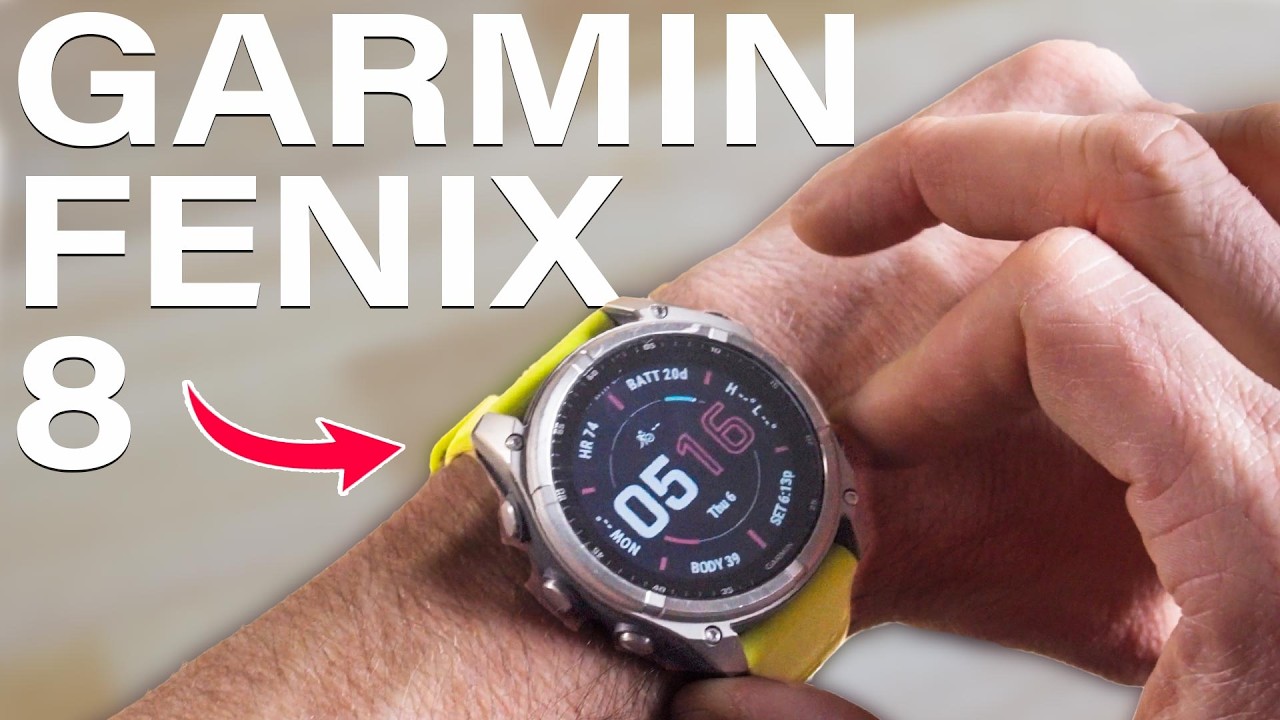 The Garmin Fenix 8 is our pick for best smartwatch