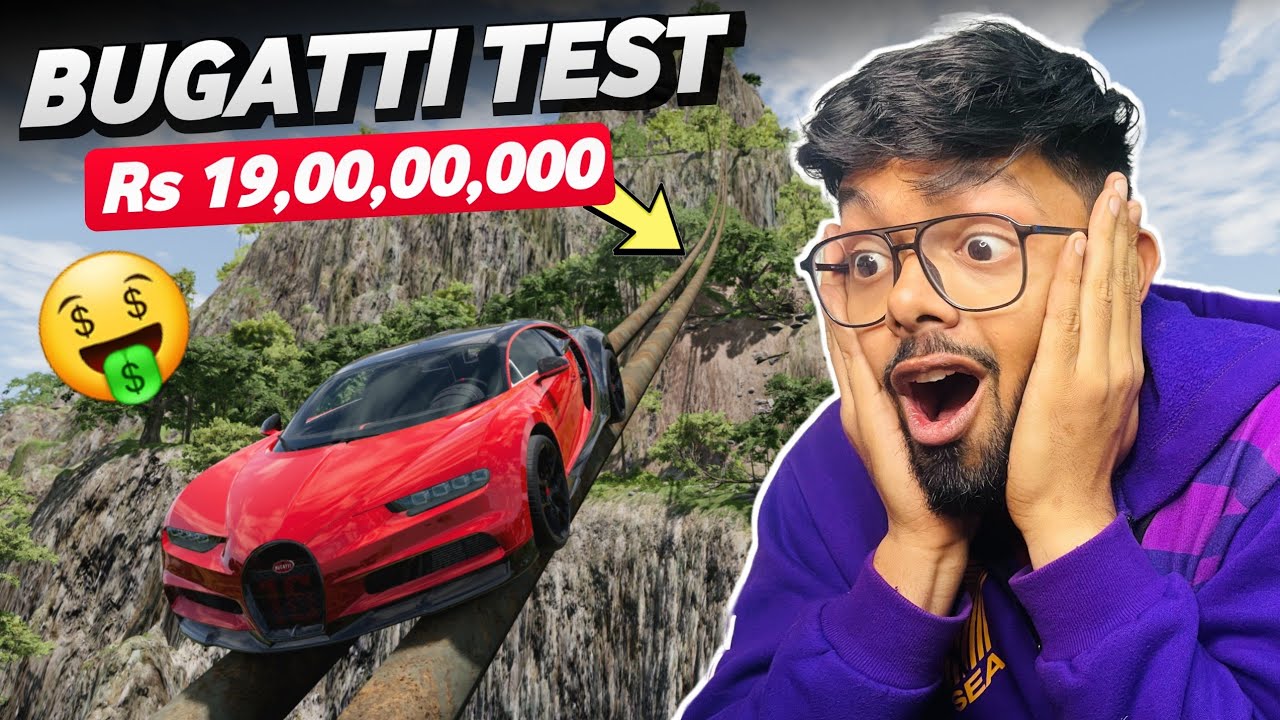 I Crashed Rs 19,00,00,000 Bugatti 😲 - BeamNG